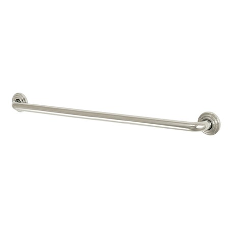 Restoration Contemporary Grab Bar, 35-1/16" L, 17 ga. Brass, Polished Nickel DR314326